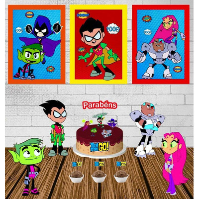 Top 5 Ideias Criativas de Lembrancinhas Jovens Titãs para sua Festa