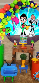 Guia Completo de Cores e Decoração para uma Festa Jovens Titãs Incrível