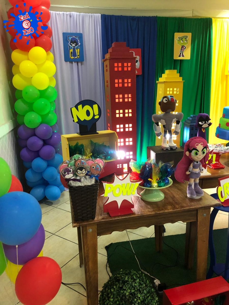 Atividades Divertidas e Gincanas Temáticas para a Festa dos Jovens Titãs