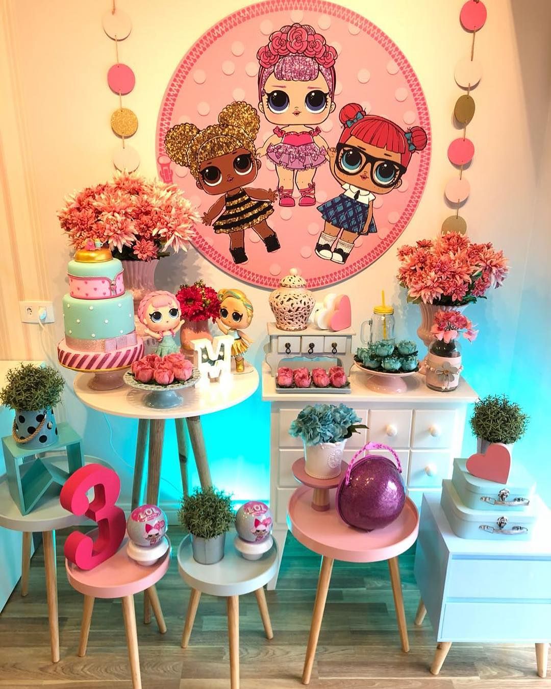 decoração lol surprise simples