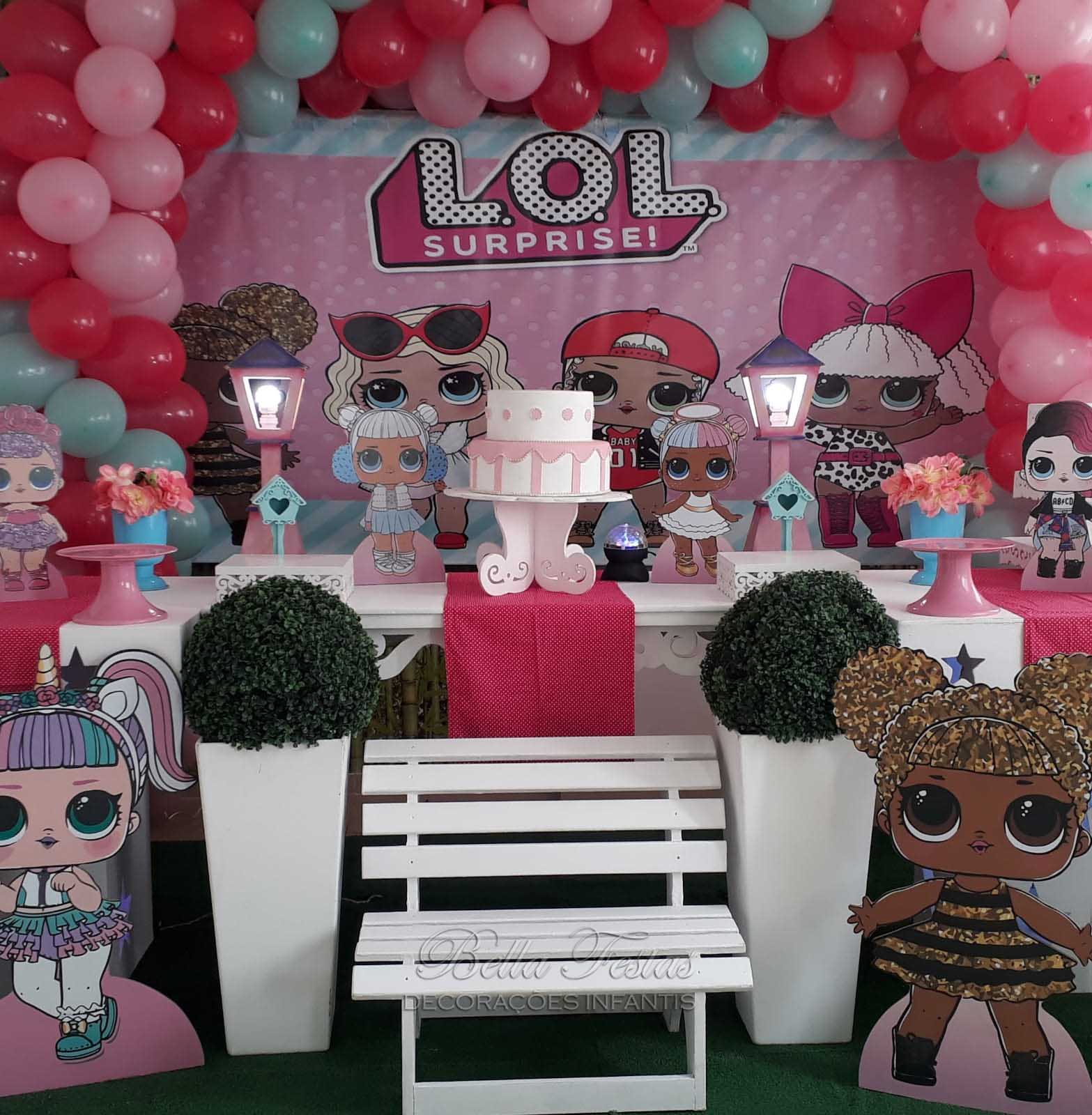 ideias festa lol surprise