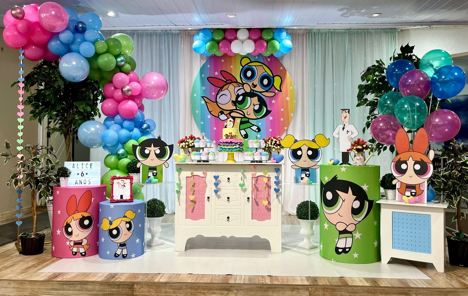 kit festa meninas super poderosas completo