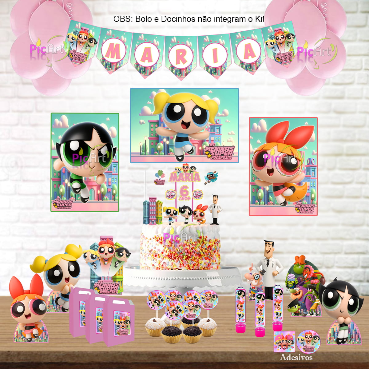 festa tema meninas super poderosas