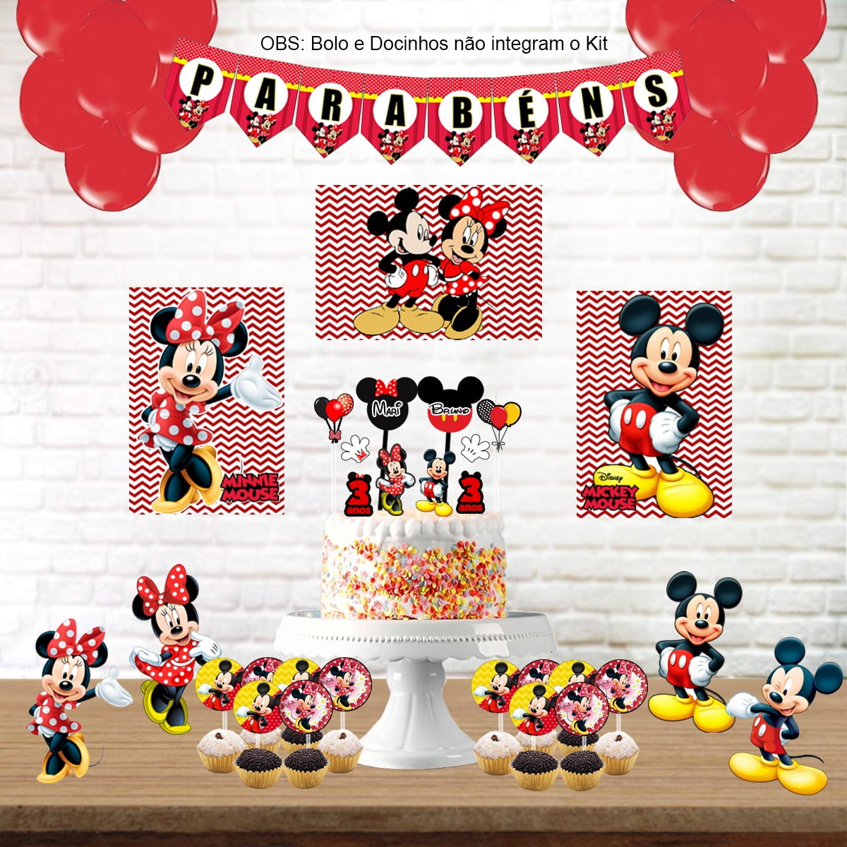 Bolos da Minnie: Do Chantininho aos Andares