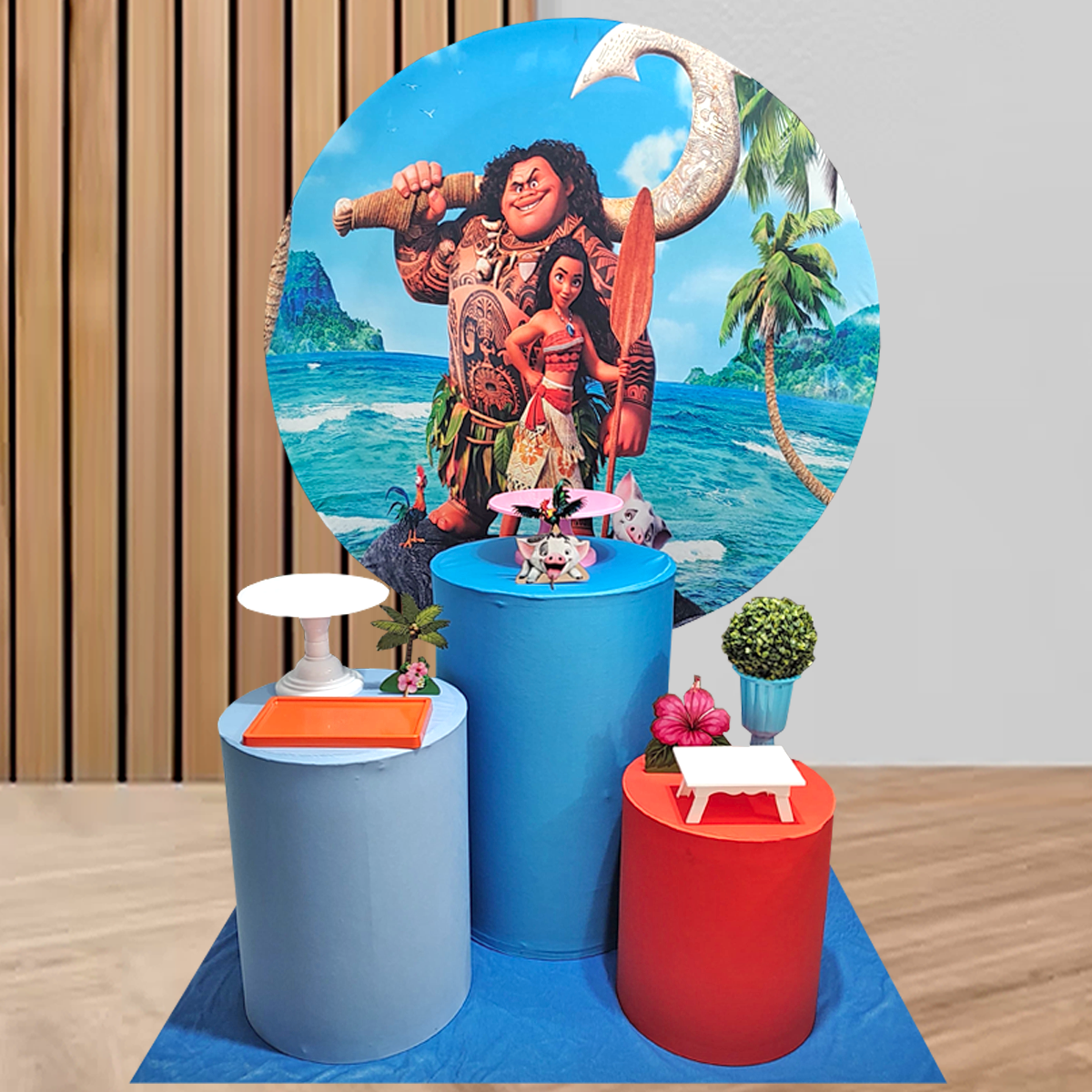 Kit Decoração Festa Infantil Moana Cenários