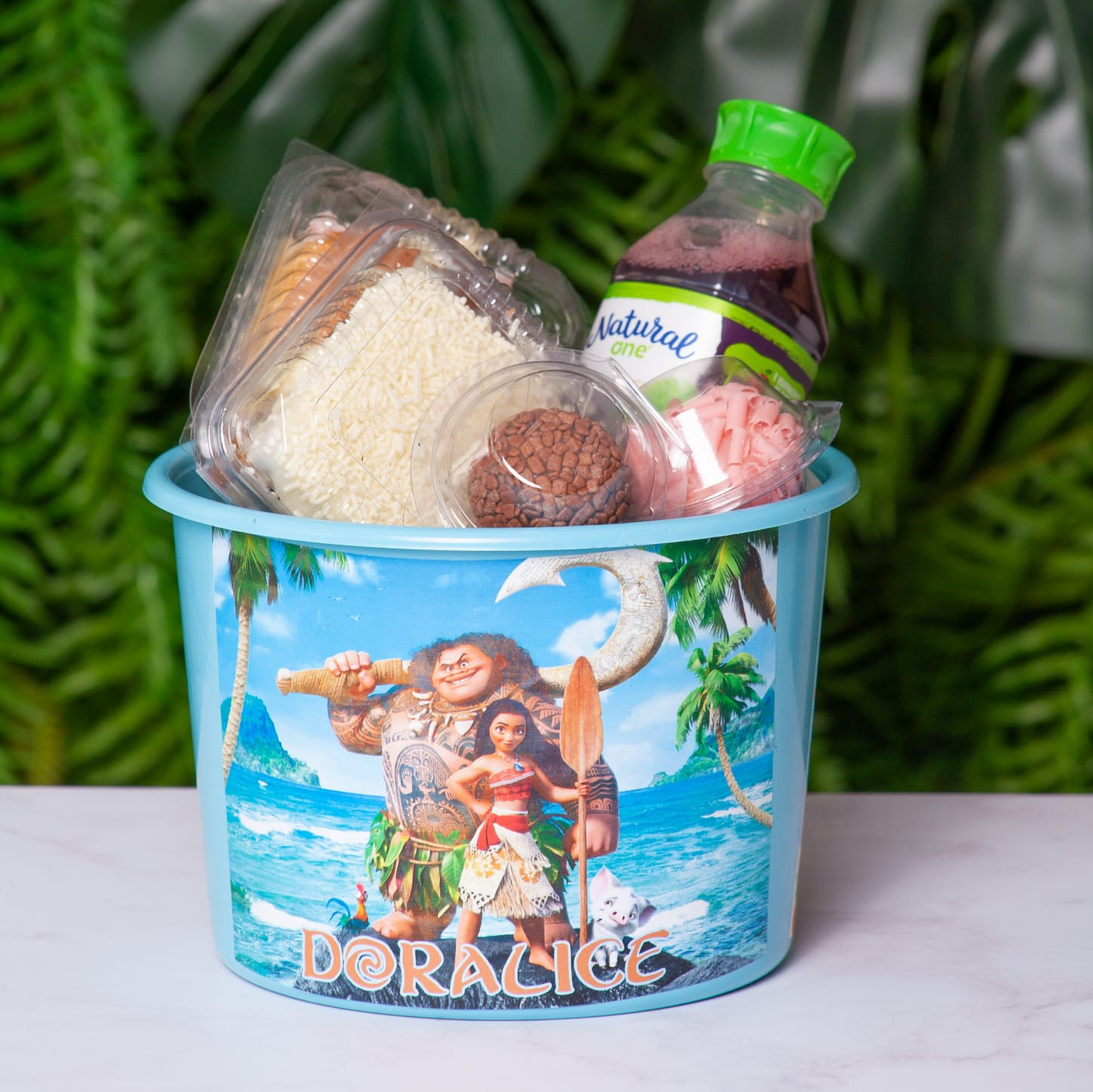 Paleta de cor balões Moana