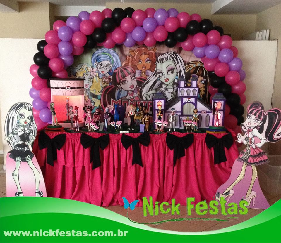 Guia Completo de Decoração para Festa Monster High