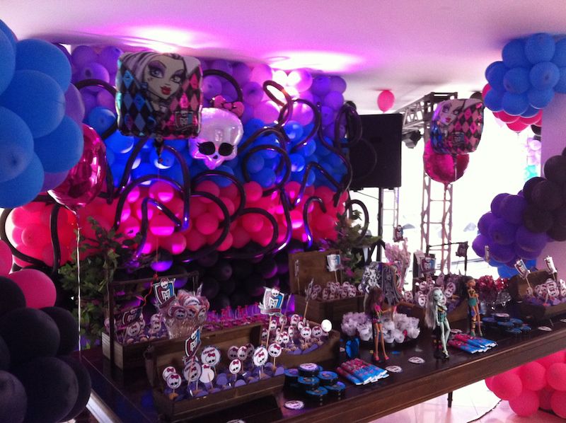 Guia Completo de Decoração para Festa Monster High