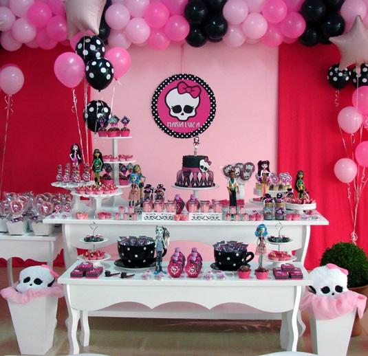 Receitas de Doces Temáticos para uma Festa Monster High Monstruosamente Deliciosa