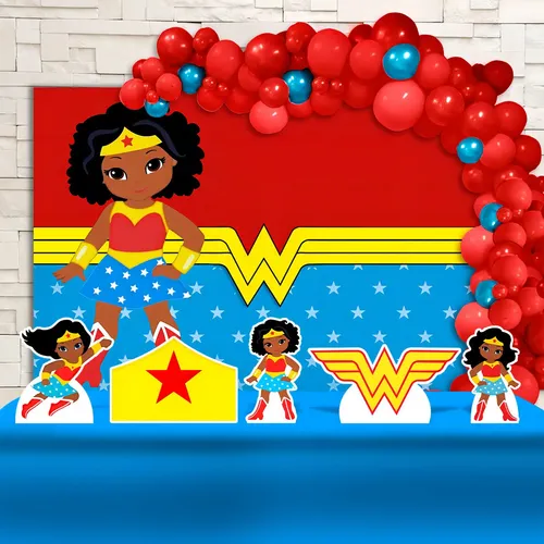 Cardápio e Doces Temáticos para a Festa da Mulher Maravilha Perfeita