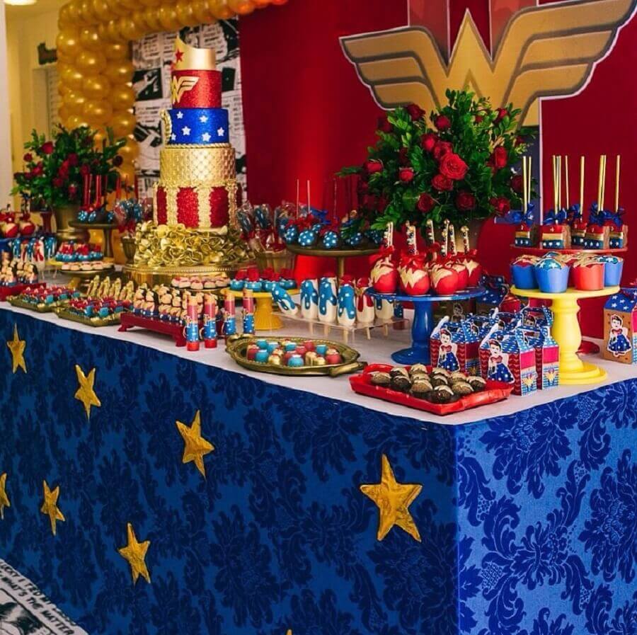 Decoração de Festa Mulher Maravilha: Ideias Criativas e Onde Comprar