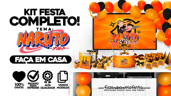 quanto custa organizar uma festa infantil temática do naruto