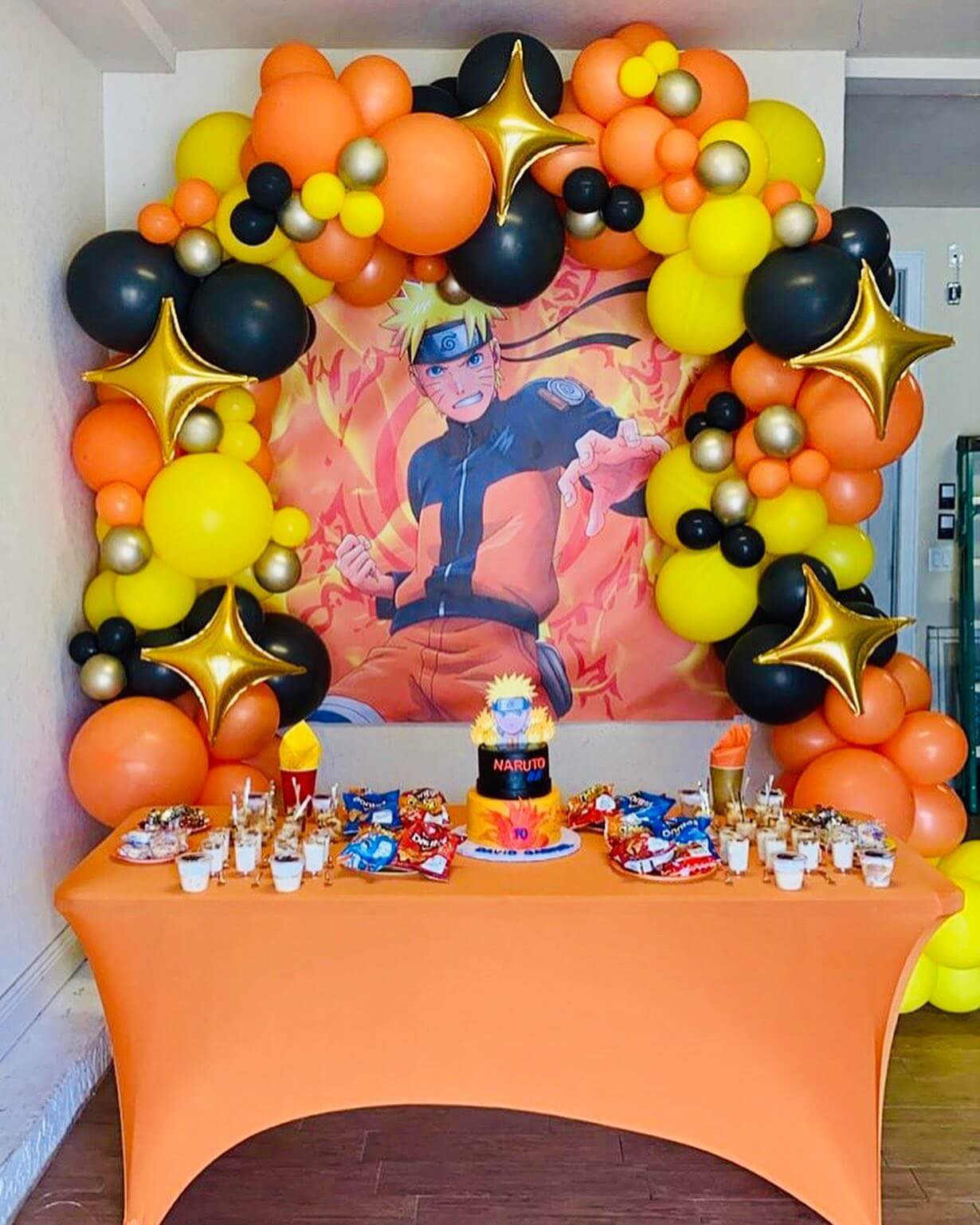 quanto custa organizar uma festa infantil temática do naruto