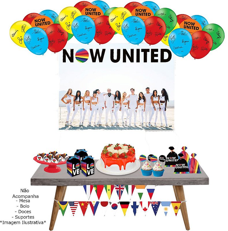 5 ideias de títulos para posts sobre festa Now United:
1. Decoração Vibrante: Transforme sua festa com o tema Now United!
2. Kits 
