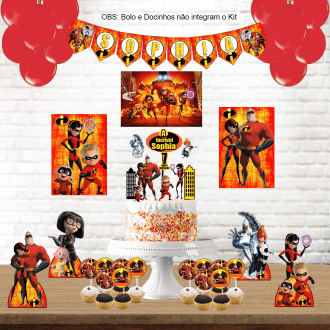 ideias criativas para festa infantil os incríveis