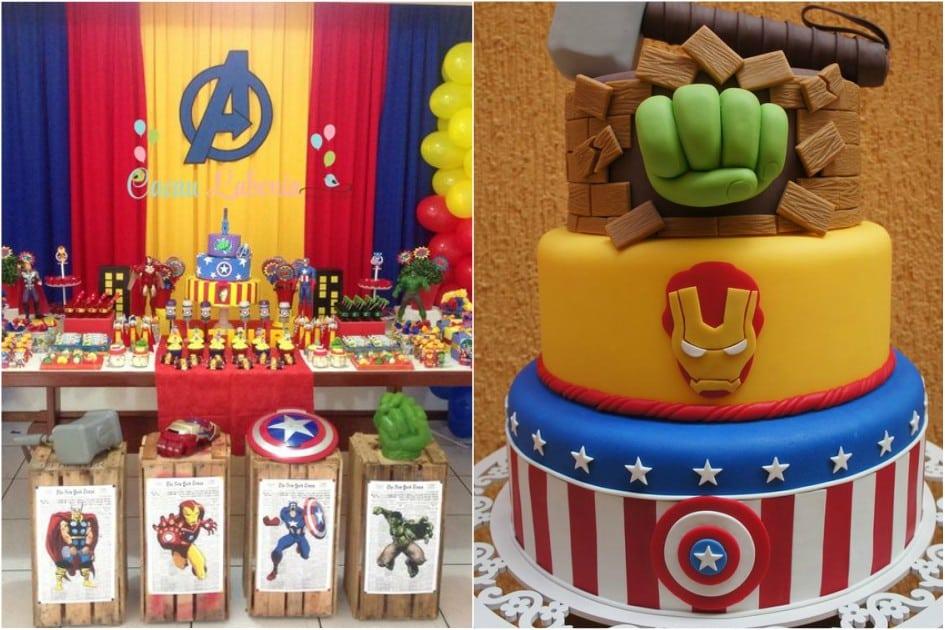 ideias festa vingadores menina