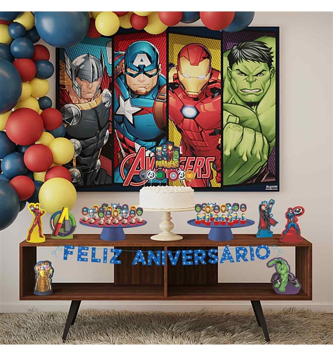ideias festa vingadores menina