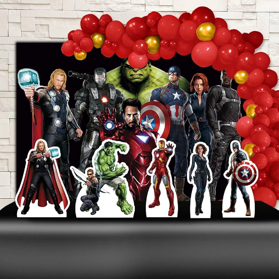 festa vingadores em casa