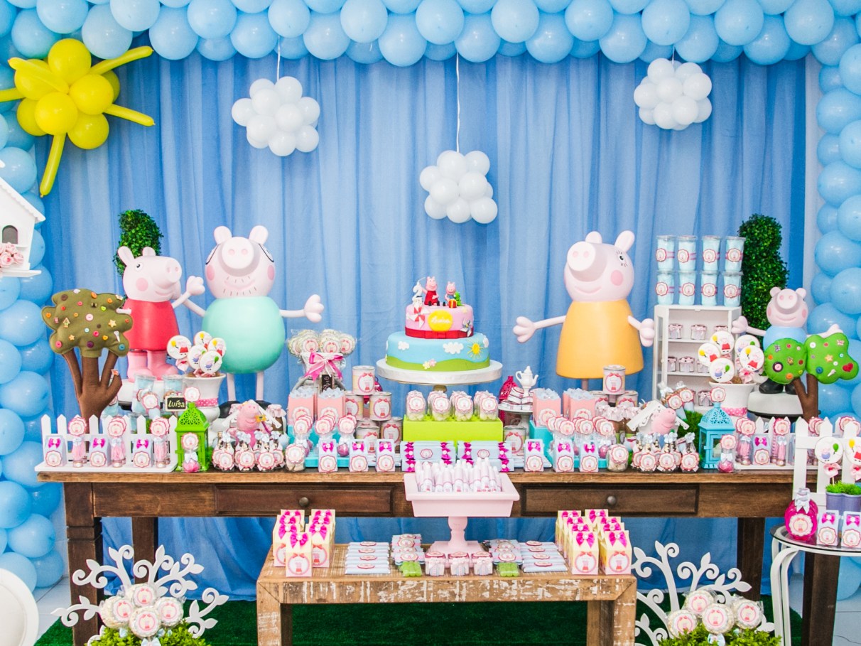 ideias criativas para festa infantil peppa pig