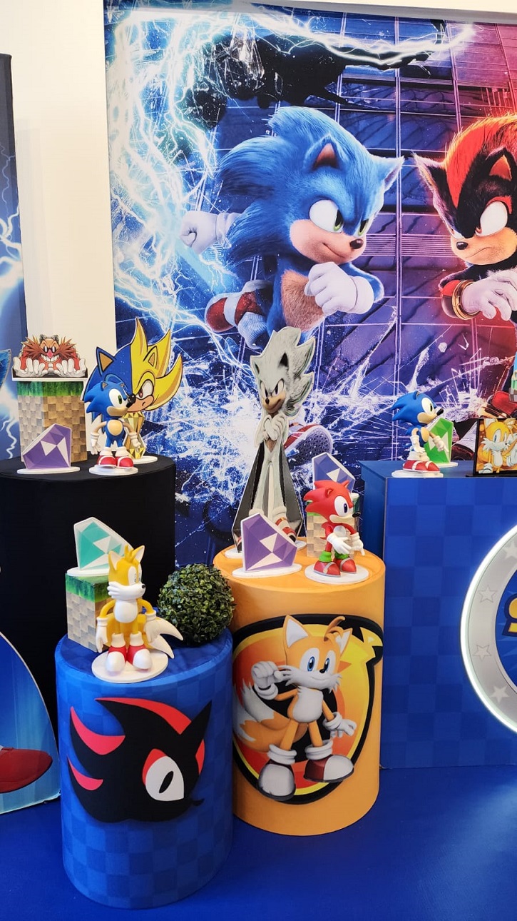 Decoração Festa Sonic Azul