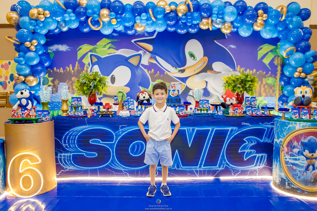 Festa Sonic Bolo