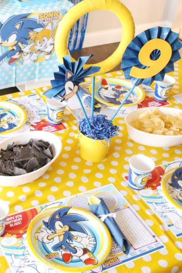 Festa Sonic Lembrancinha