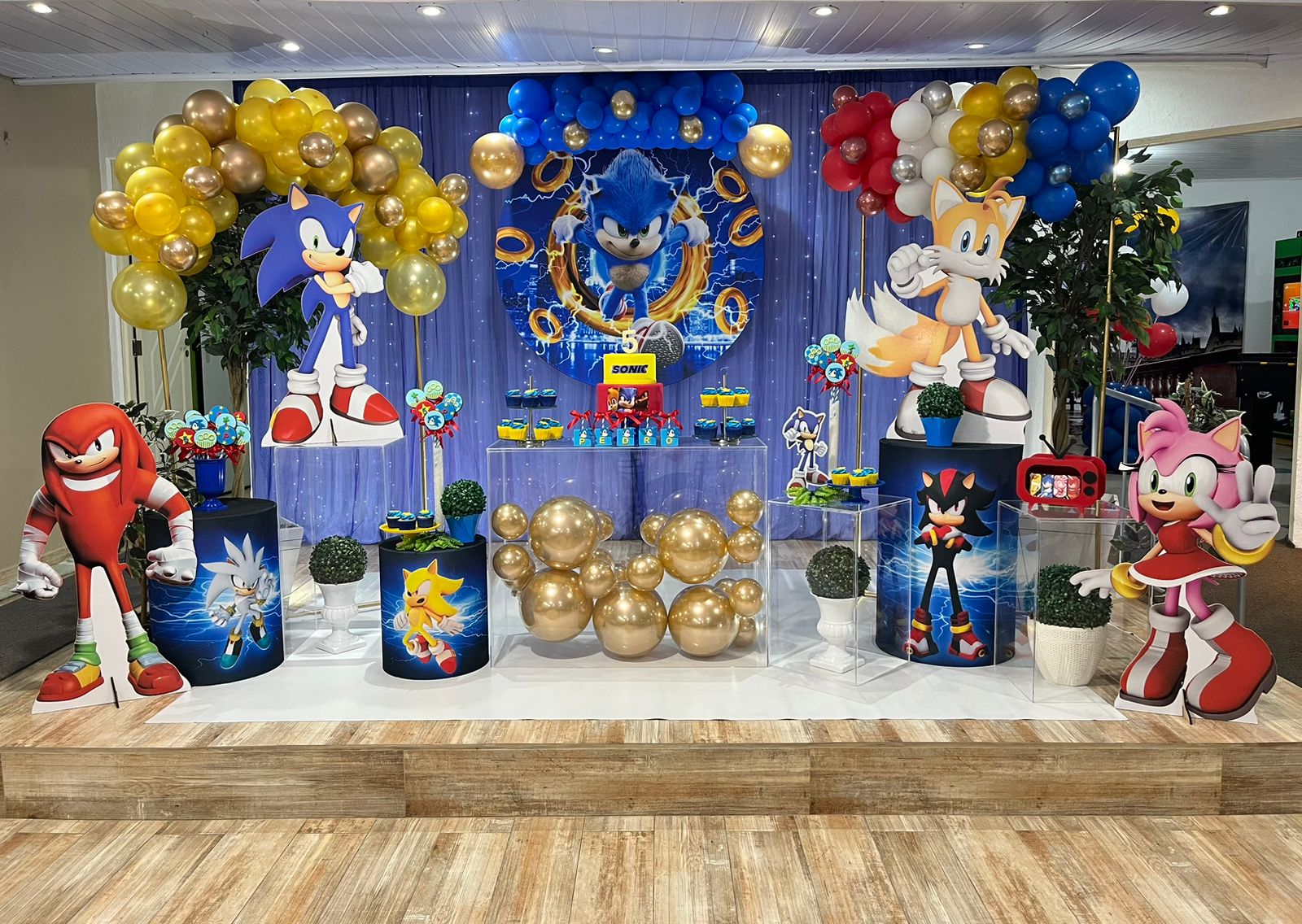 Festa Sonic Cores Vibrantes