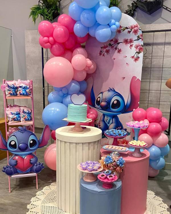 ideias criativas festa infantil stitch