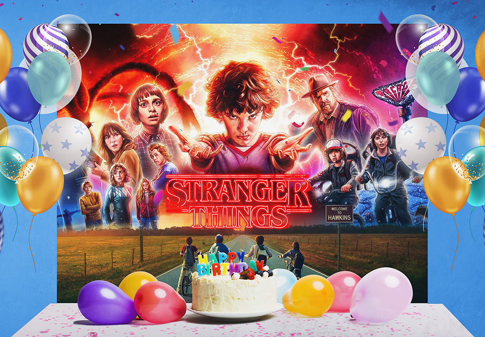 tema stranger things para aniversário