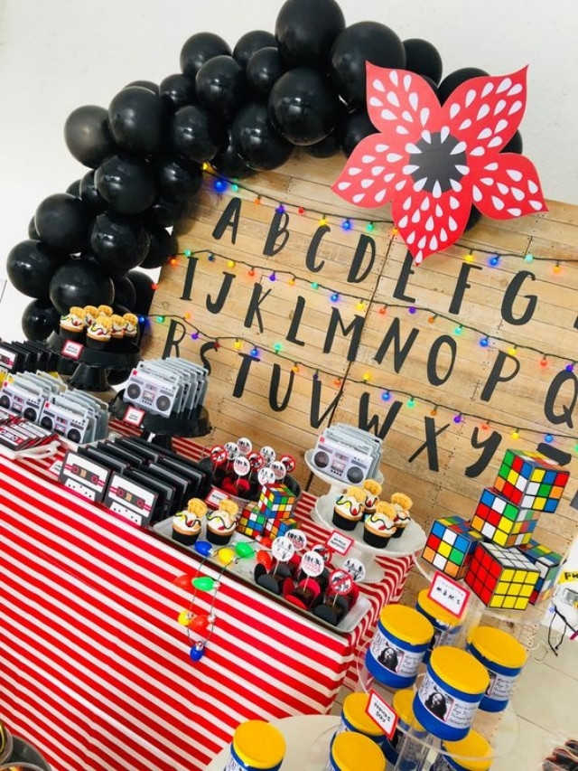 cardápio festa stranger things