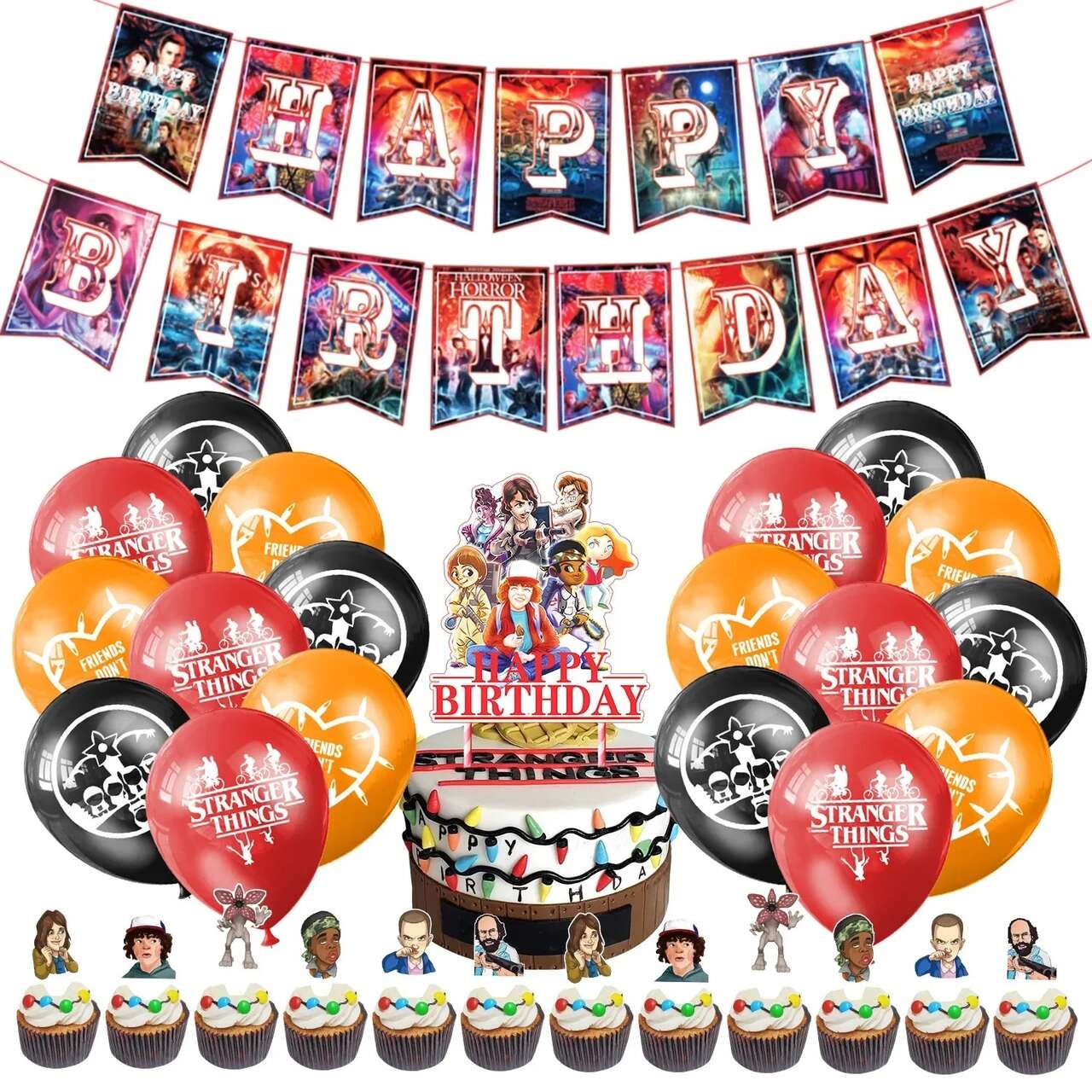 tema stranger things para aniversário