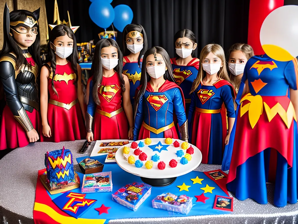 como fazer decoração de festa super heroínas com balões