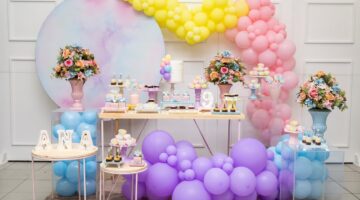 Festa infantil tie dye candy colors