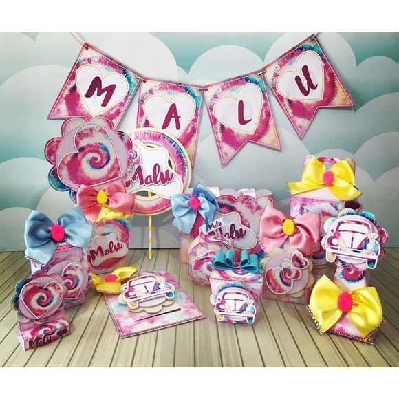 Ideias de bolo tie dye