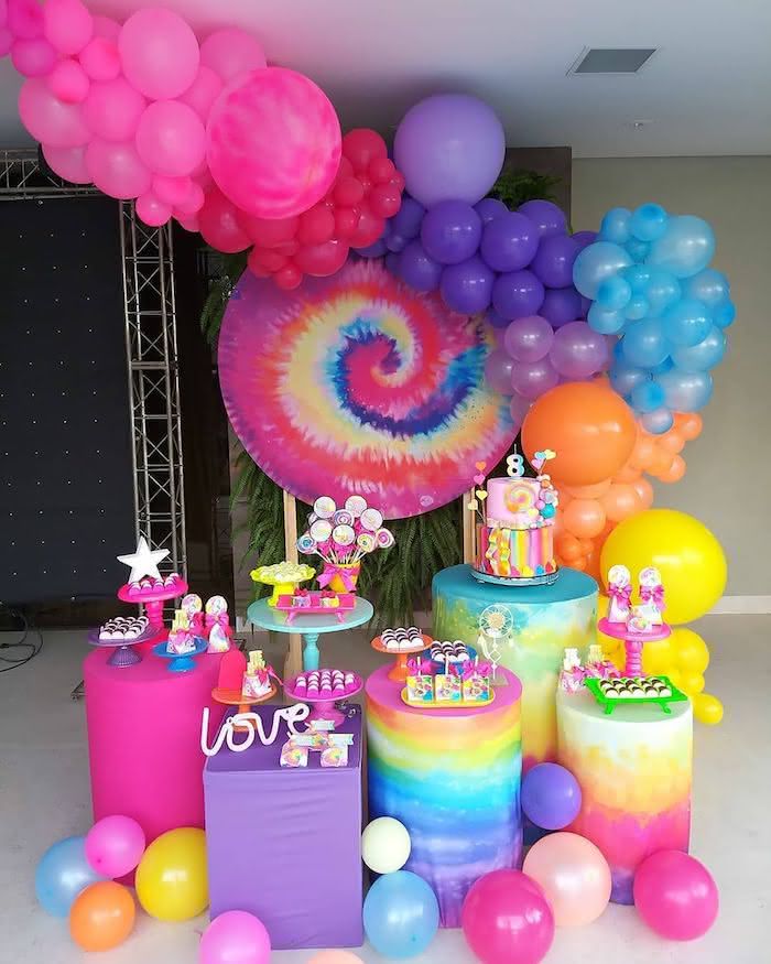 Lembrancinhas criativas tie dye