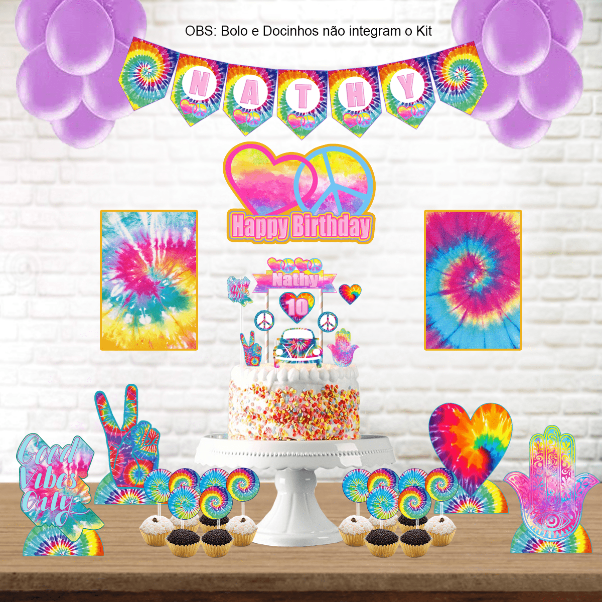 Como fazer festa tie dye