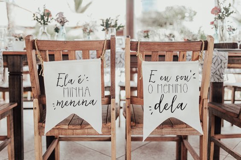 flâmula cadeira dos noivos