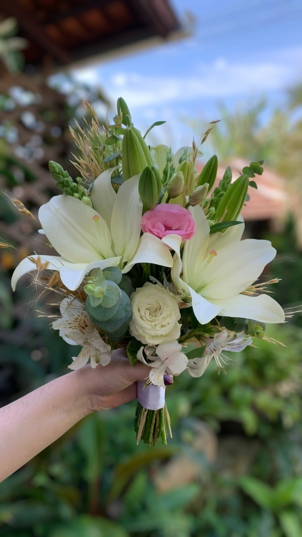 flores para buque de noiva com tulipas