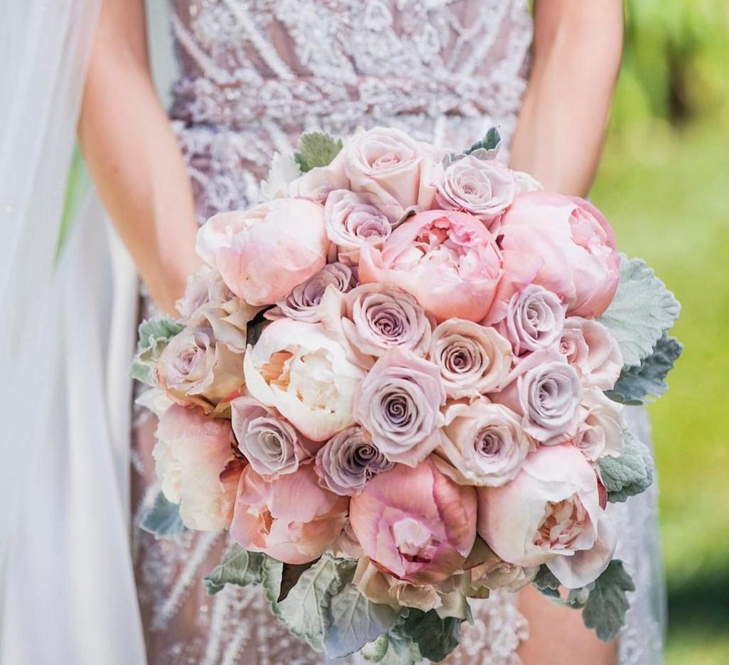 flores para buque de noiva romantico