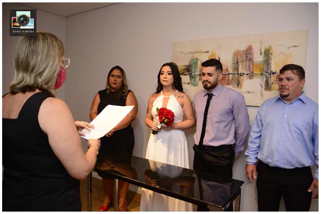 fotos com padrinhos casamento civil