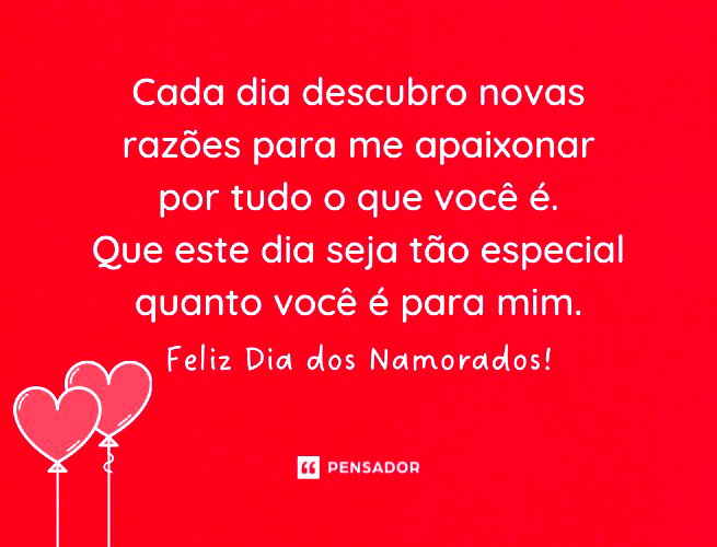 frases dia dos namorados curtas