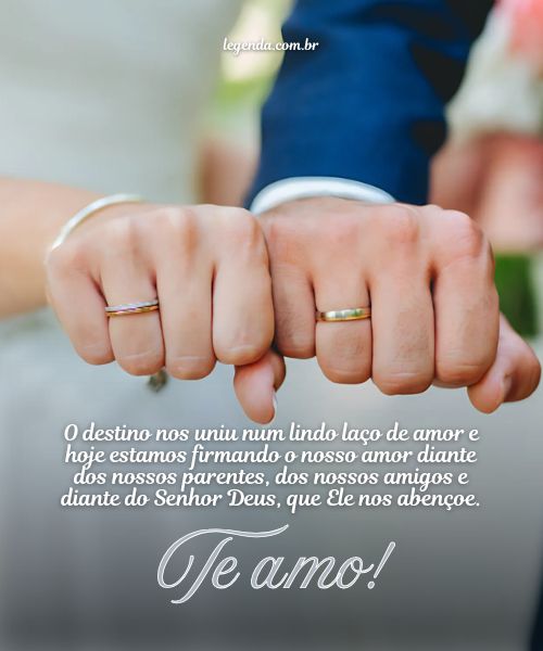 mensagens curtas para o noivo