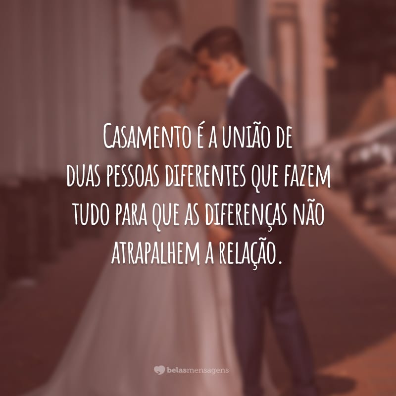 frases sobre o casamento