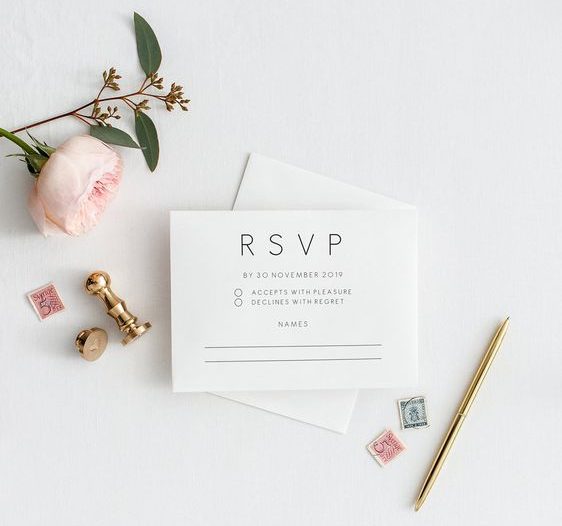 site de casamento com rsvp