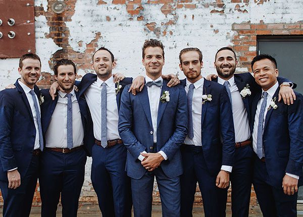 gravata para padrinhos