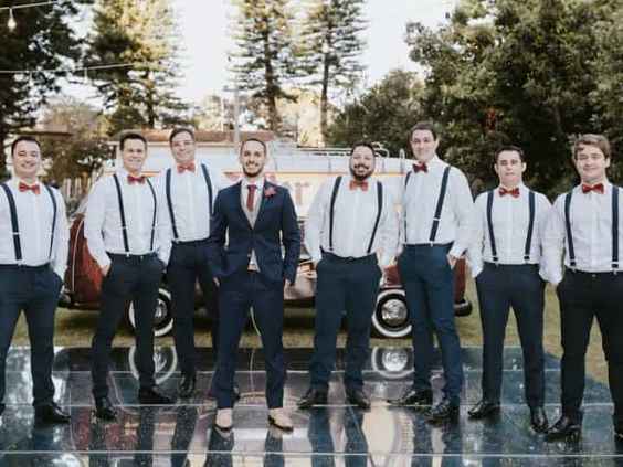 ideias de gravata para padrinhos de casamento