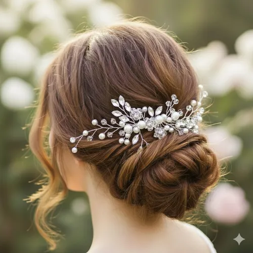 Grinaldas de Noiva com Zircônias: Brilho e Elegância para o Grande Dia