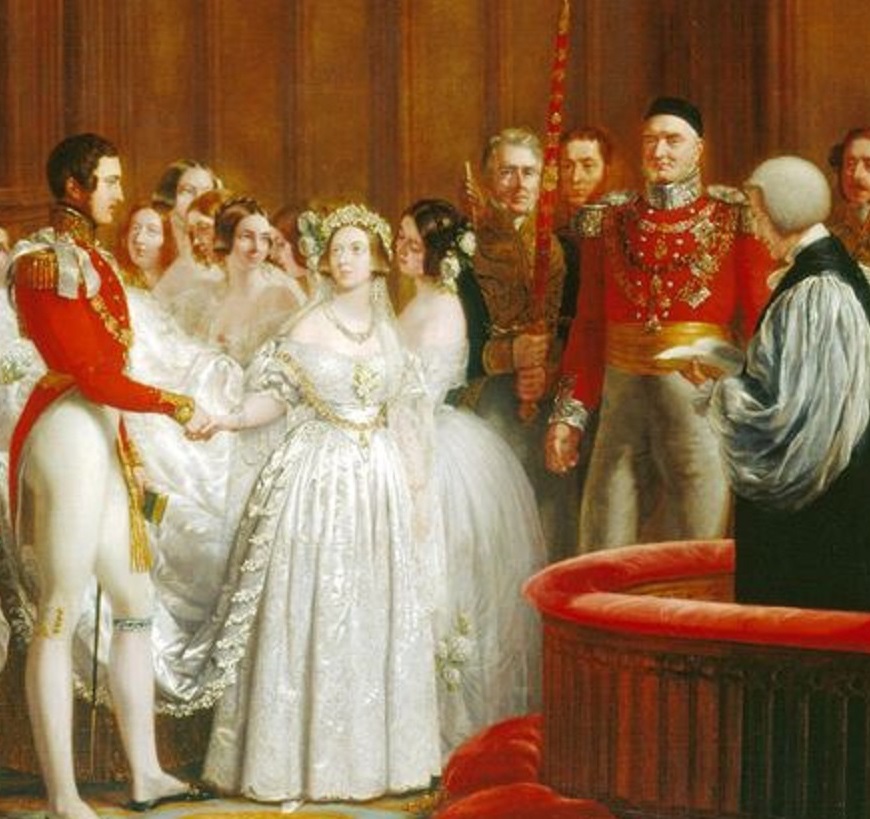 história do vestido de noiva branco