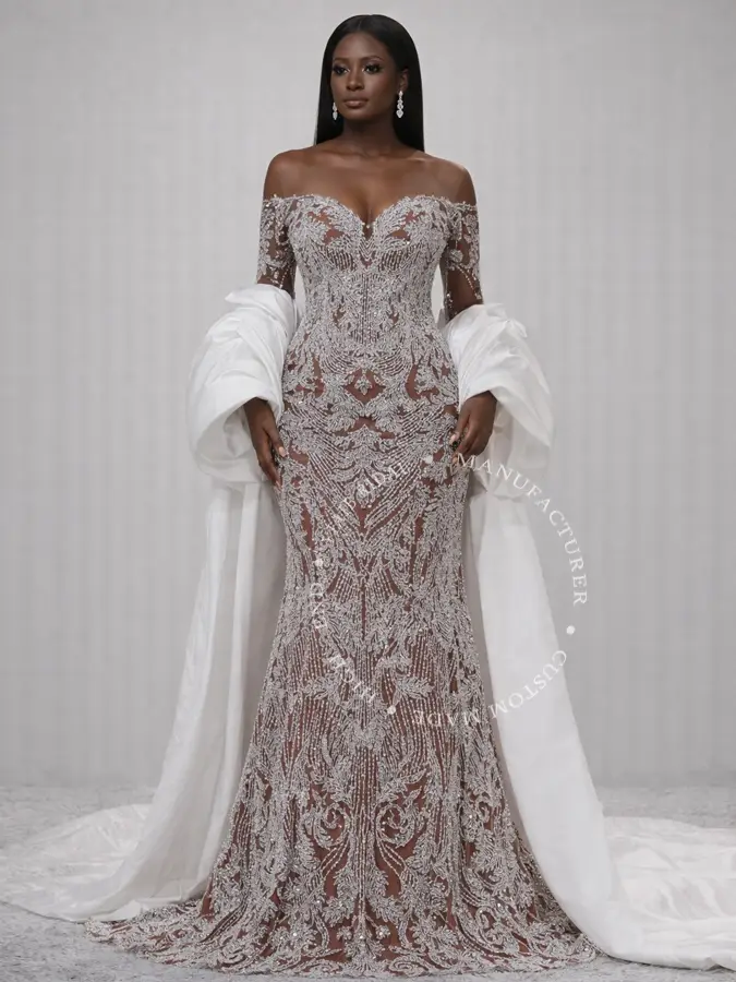 como combinar acessórios vestido noiva dourado