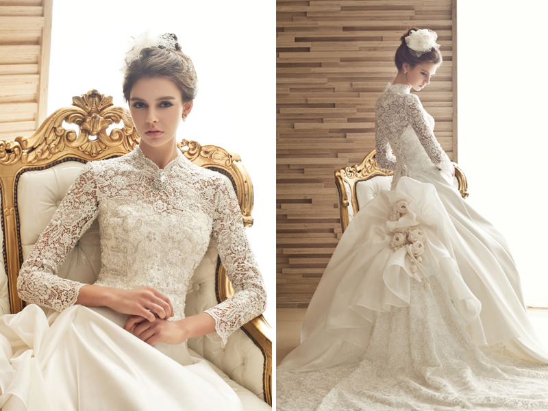 vestido de noiva dourado versus champanhe qual escolher